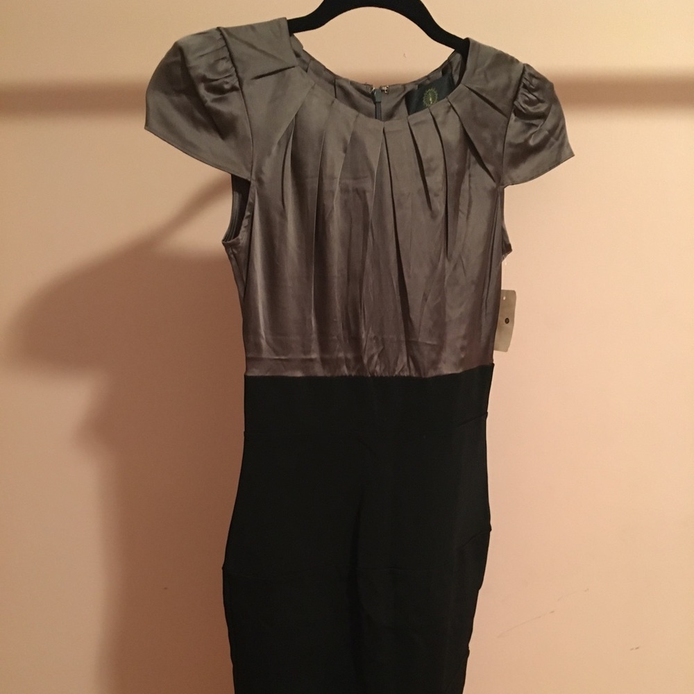 Grey and Black Dress